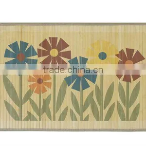 Computer Printed Bamboo Carpet With Different Kinds of Pictures thumbnail-1