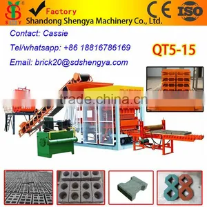 Shengya Germany Technolog QT5-15 Automatically Hydroform Concrete Machines Small Scale Industries in India Images China Supplier thumbnail-1
