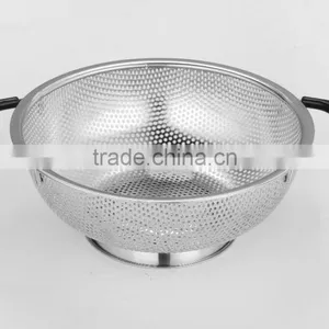 High Quality Fine Pieced Polished Stainless Steel Colanders thumbnail-4