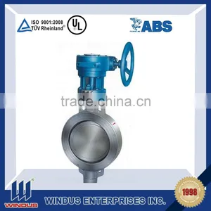 DN2550 PN86 Chromium Molybdenum Alloy Steel Butterfly Valve thumbnail-1