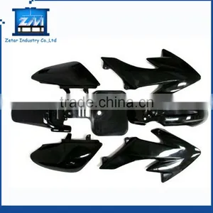 TMS PSHNK Black Plastic Fairing (7 PCS Honda CRF XR 50 CRF 125cc SSR PRO Pit Dirt Bike) thumbnail-1
