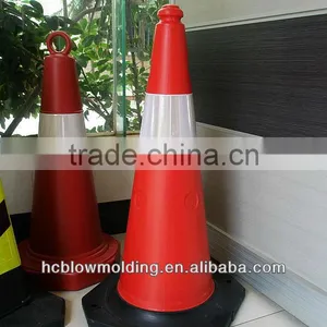 OEM Blow Molding HDPE Plastic 75cm Traffic Cone /Road Cone Reflecting Road Cone thumbnail-3