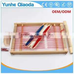 Kids Educational Wooden Traditional Toy DIY Weaving Loom thumbnail-3