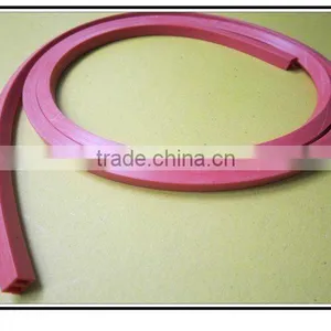 Red Extruded Silicone Waterproof Weather Stripping thumbnail-1