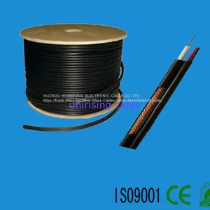 Cable coaxial de alimentación RG59 de 75 ohmios profesional siamés thumbnail-3