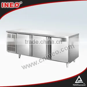 304 Stainless Steel Restaurant Kitchen Chest Freezers Sale/Freezer On Wheels/Commercial Kitchen Freezer thumbnail-1