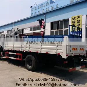 8-10 Ton Crane Lorry Right Hand Drive New Cargo Truck Crane thumbnail-4