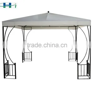 3x3m Polyester Ornamental Garden Iron Gazebo thumbnail-1