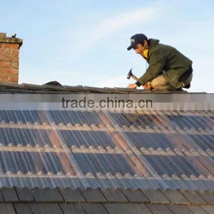 Colorful PC Roofing Tiles, Transparent Corrugated Sheet,polycarbonate Roof Tile Plastic Roof thumbnail-1