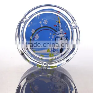 Cheap Funny Glass Ashtray Clear Glass Round Ashtray thumbnail-1