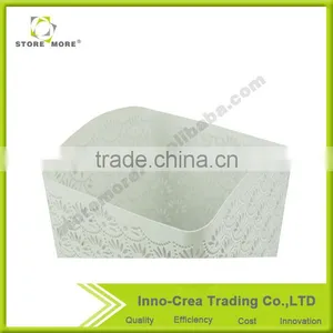 Home Or Office Arc-Shaped Metal Trash Can With Surface Spray thumbnail-4