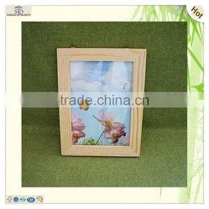 Wholesale Unfinished Paper Picture Art Craft Silk Screen Printing Wood Frame thumbnail-1