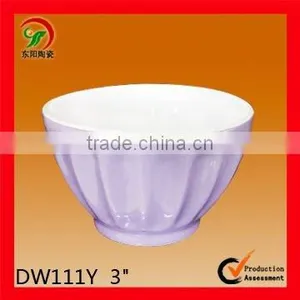 Factory Direct Wholesale 3 Inch Custom Purple Stoneware Bowl thumbnail-1