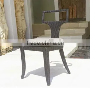 2017 Trade Assurance New Design All Weather Rattan Outdoor Armless Chairs thumbnail-1