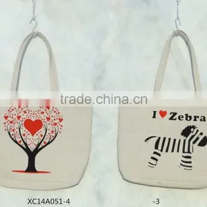 Promotional Canvas Tote Bag With Printed Pattern thumbnail-1
