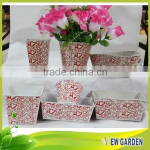 Attractive Price Round Handicraft Plastic Flower Hanging Pots,Sticker Planter thumbnail-1