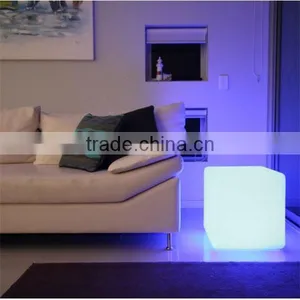 Newly Energy Saving Solar-powered Growing Lighting 3D LED Cube With 16 Colors Change thumbnail-3