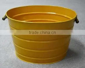Large Oval Metal Ice Bucket for Wholesale thumbnail-4