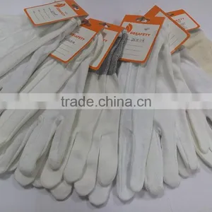 DDSAFETY 2017 Natural Cotton Interlock Anti Static Safety Gloves thumbnail-2