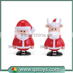 Plastic Wind up Walking Father Christmas Toys for Kids thumbnail-1