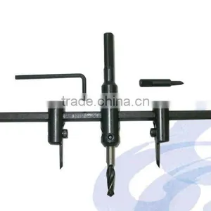 Adjustable Alloy Steel Blade Hole Cutter With Hexkey and Pilot Bit thumbnail-1