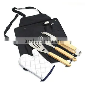 BQ-0010 / 7 Pcs Wood Handle Bbq thumbnail-1