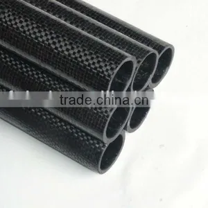 High Strength Factory OEM 3K Weave Carbon Fiber Tube thumbnail-1