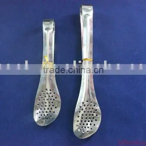 NEW DESIGN!!! Stainless Steel Ice Tongs thumbnail-1