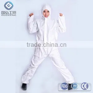 Cheap White Disposable Coverall,protective Clothing Disposable Working Coverall thumbnail-2