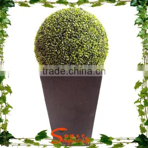 Decoration Crafts Garden Landscaping Outdoor Use; Artificial Boxwood Topiary Ball Grass thumbnail-1