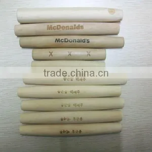Korea Style Natural Wood Stick Toys With Laser and Buttons thumbnail-1