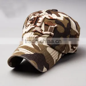 Custom Mens Camo 3d Embroidered Baseball Hats and Caps thumbnail-2