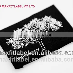 High Quality Custom Mitre Fold Main Woven Label for Clothing thumbnail-5