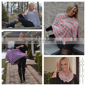 Nursing Shawl,carseat Cover,poncho Baby Nursing Cover thumbnail-1