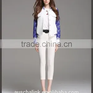 New Arrival Ladies Short Style Lace Sleeve 100% Polyester Jacket thumbnail-2
