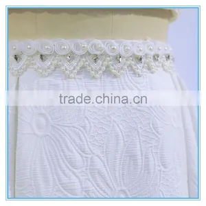 New Design Two Piece Front Short Back Long Trailing Wedding Dress thumbnail-4