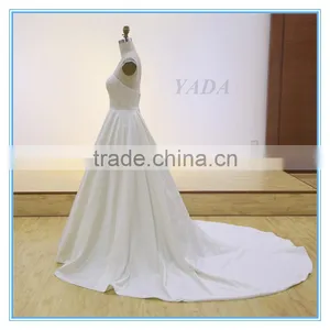 Elegant Screen Cloth Embroidery Satin Weddings Bridesmaid Dresses Maxi Dress thumbnail-2