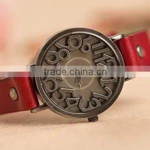 2015 New Vintage Watches for Women Men Leather Bracelet Quartz Watch Top Quality Woman Watches Digital Clock-BL020 Free Shipping thumbnail-3