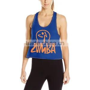 OEM Factory Woman Tank Top Funny Printing Tops Custom Gym Stringer Vest thumbnail-5