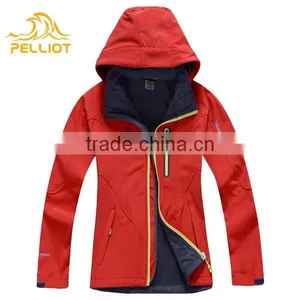 Hoodies Casual Waterproof Breathable Outdoor Women Softshell Jacket thumbnail-2