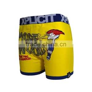 Newest Lovely Cartoon Men Spandex Cotton Underwear Boxer Briefs Suit thumbnail-2