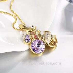 Wholesale Fashion Selling Diamond Pendant Necklace thumbnail-3