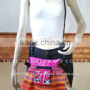 100 % Handmade Hill Tribe Shoulder Bag Embroidery Bag thumbnail-1