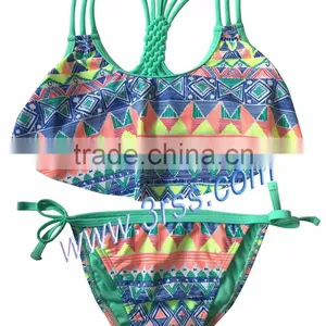 2017 Custom Young Girls Hand-knitted Bikini thumbnail-1