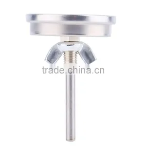 Stainless Steel Barbecue BBQ Pit Smoker Grill Thermometer Gauge Brand New thumbnail-2