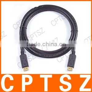 10 m Cable HD Line of High-end 24K Gold Plated Head DP Male to Male Line thumbnail-1