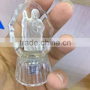 Wholesale Glitta Fashion Wedding Gifts for Guests Christianity Jesus Christian Crystal Gift Wedding Favors JC-CC-01 thumbnail-2