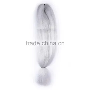 2016 Best Selling Hair Extension Type and Synthetic Hair Material Grey Ombre Jumbo Braid Braiding Hair thumbnail-1