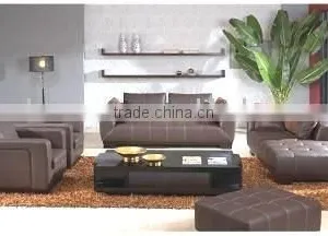 Household Leather PVC Match Sofa thumbnail-1