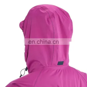 100% Polyester Waterproof Antistatic Woman's Sportswear Jacket thumbnail-3